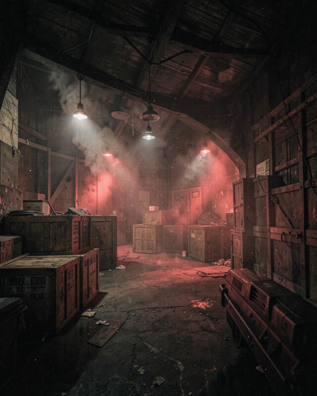 Warehouses — fictional game environment